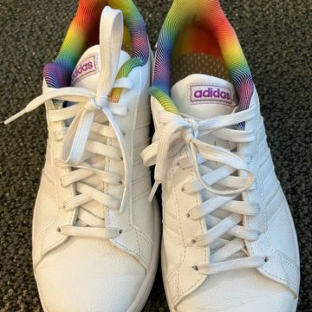 Rainbow Adidas Sneakers